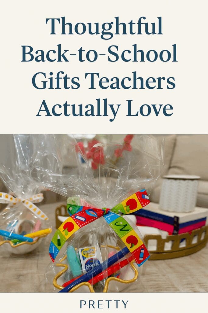 Wrapped gift for teacher