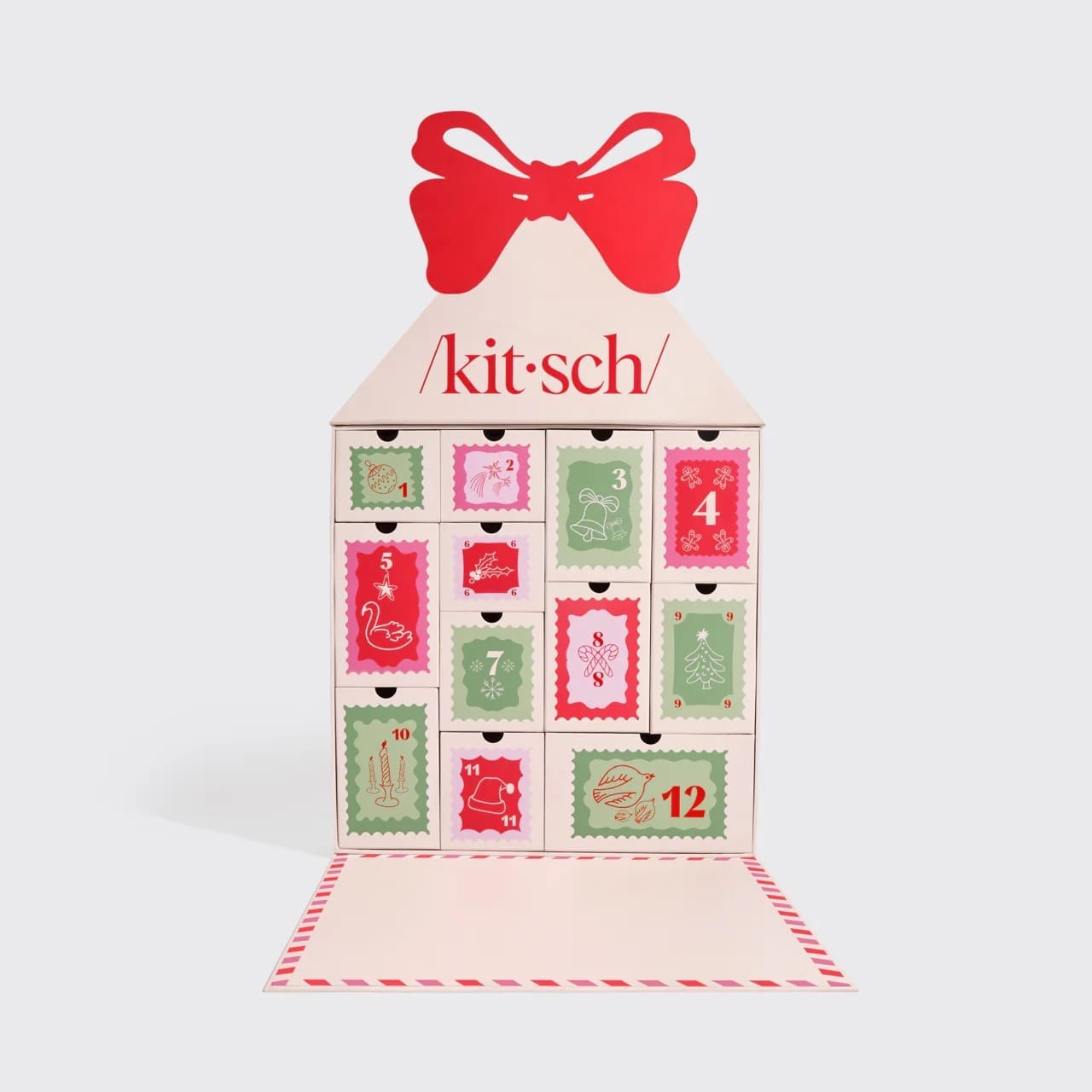 Kitsch holiday advent calendar in pretty box