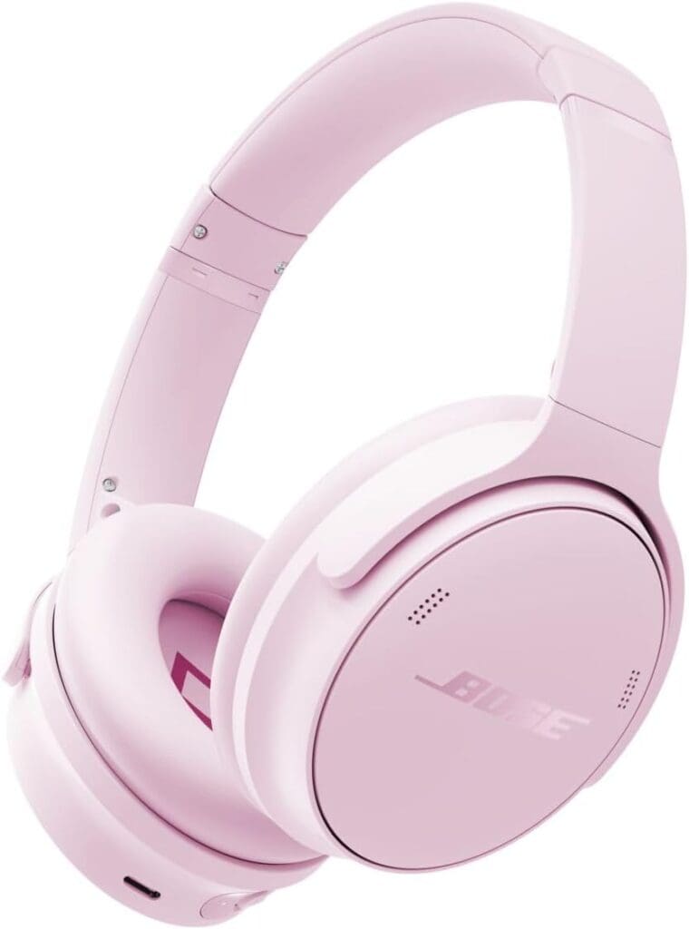 pink Bose headphones