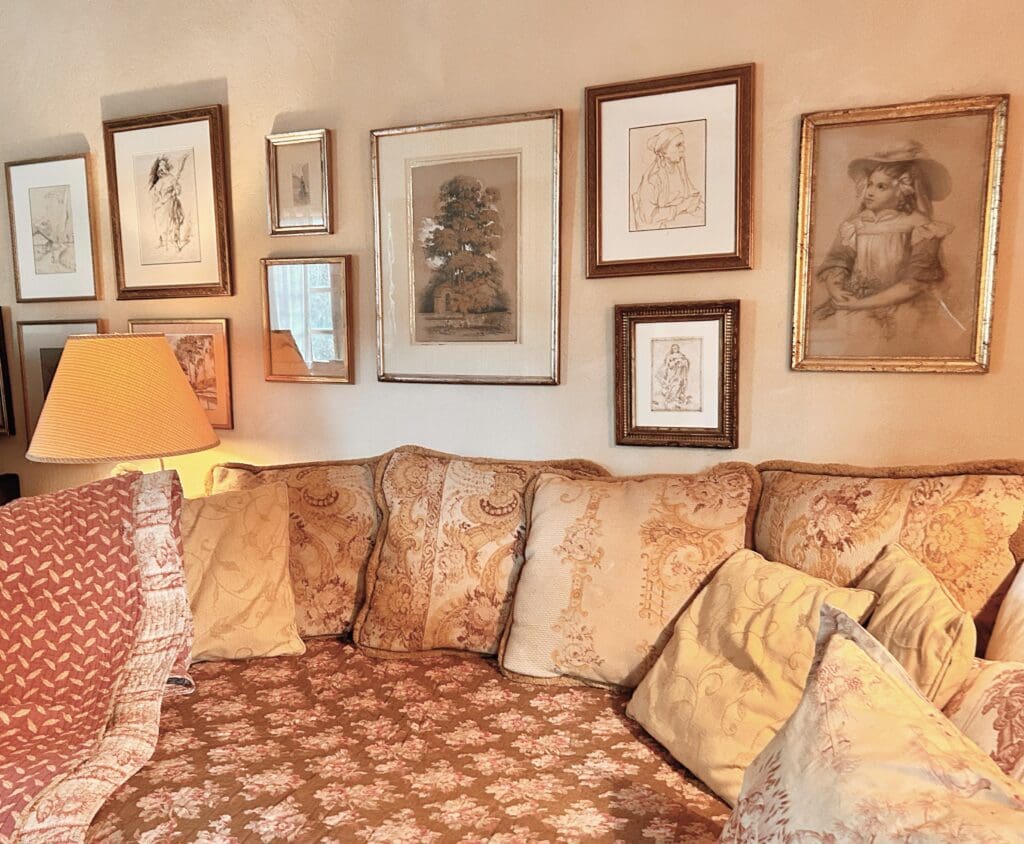 French country style art collection