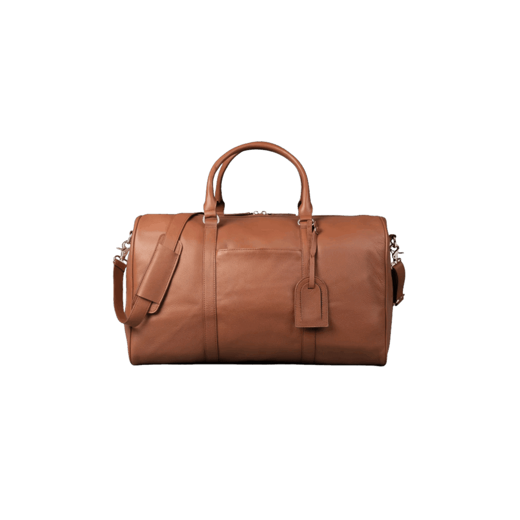leather duffle bag