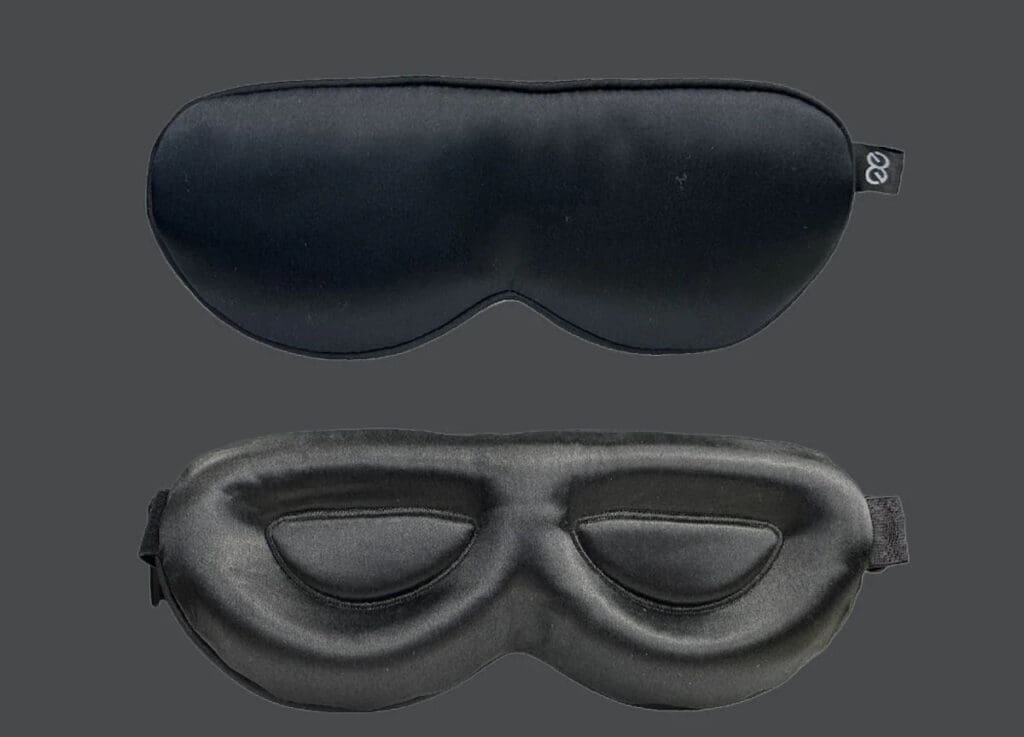 Eye mask for the traveling dad