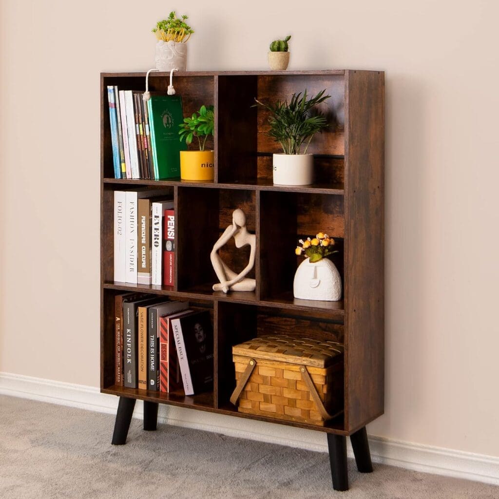 midcentury bookcase
