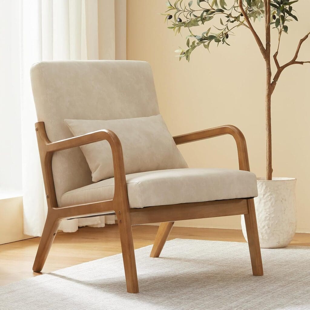 upholstered accent chair
