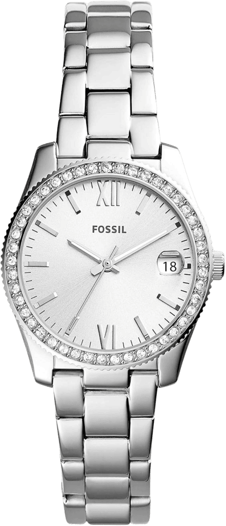 silver watch